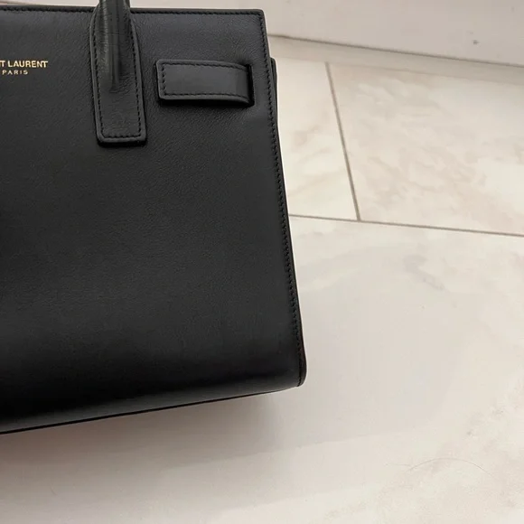 ❌SOLD❌ YSL NANO SAC DU JUOR. GOLD HARDWARE. SMOOTH LEATHER - Picture 7 of 14
